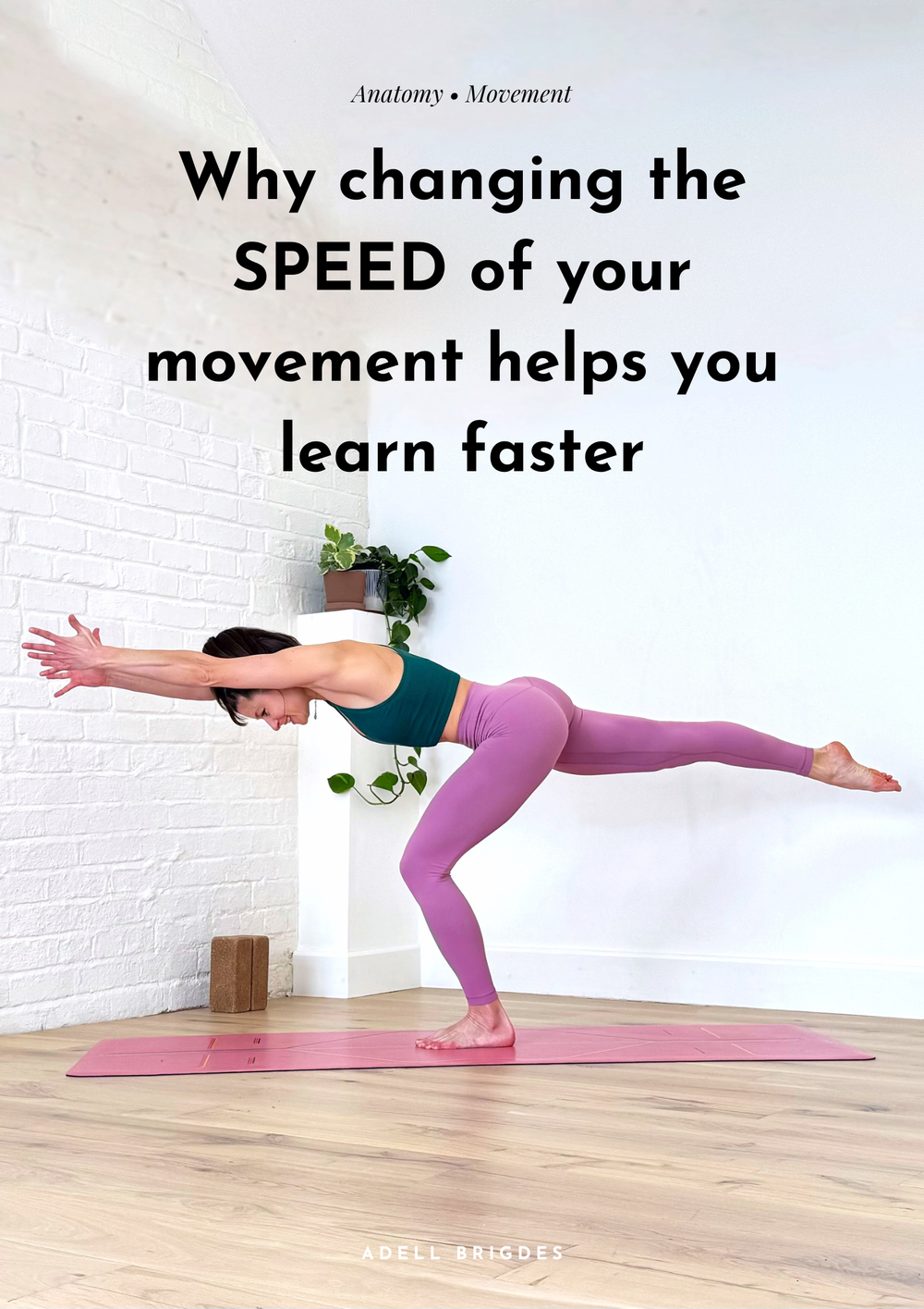 Why changing the SPEED of your movement helps you learn faster