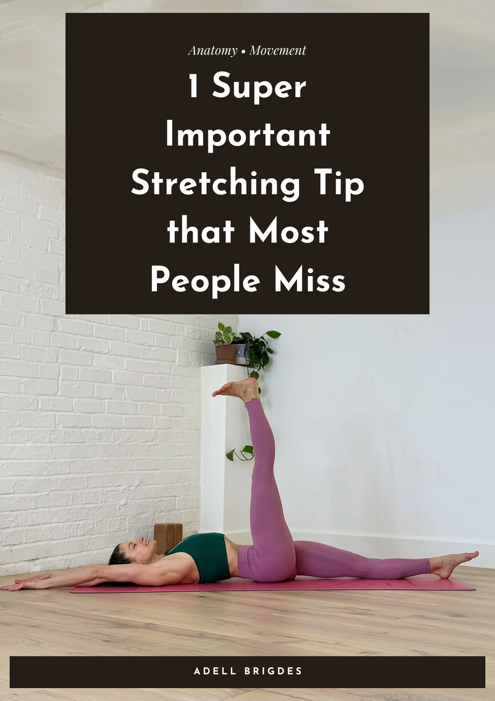 HUGE stretching tip that most people miss