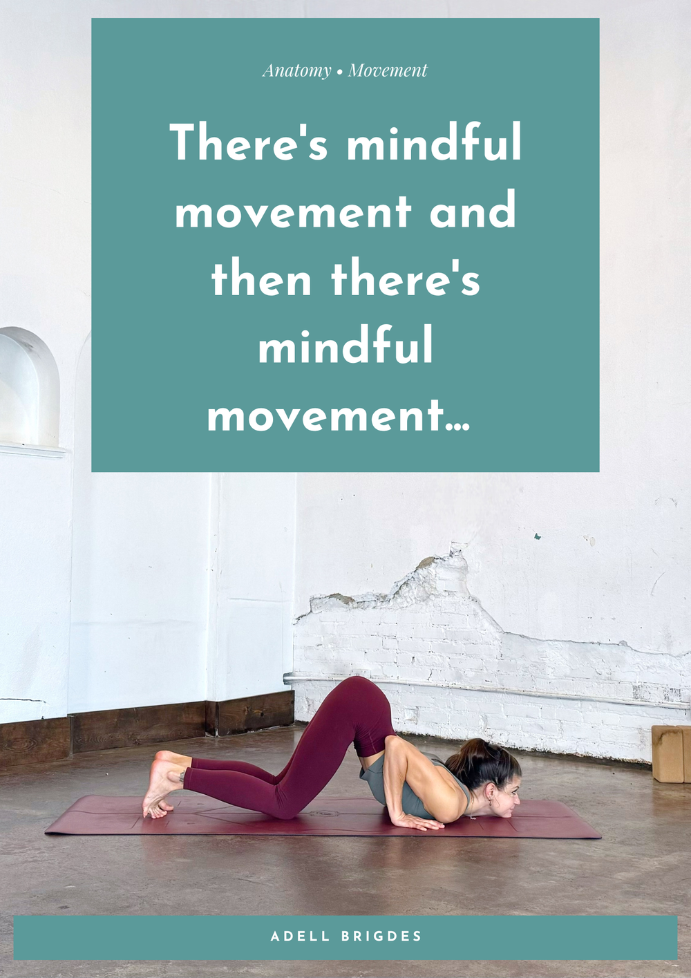 There's mindful movement and then there's mindful movement...