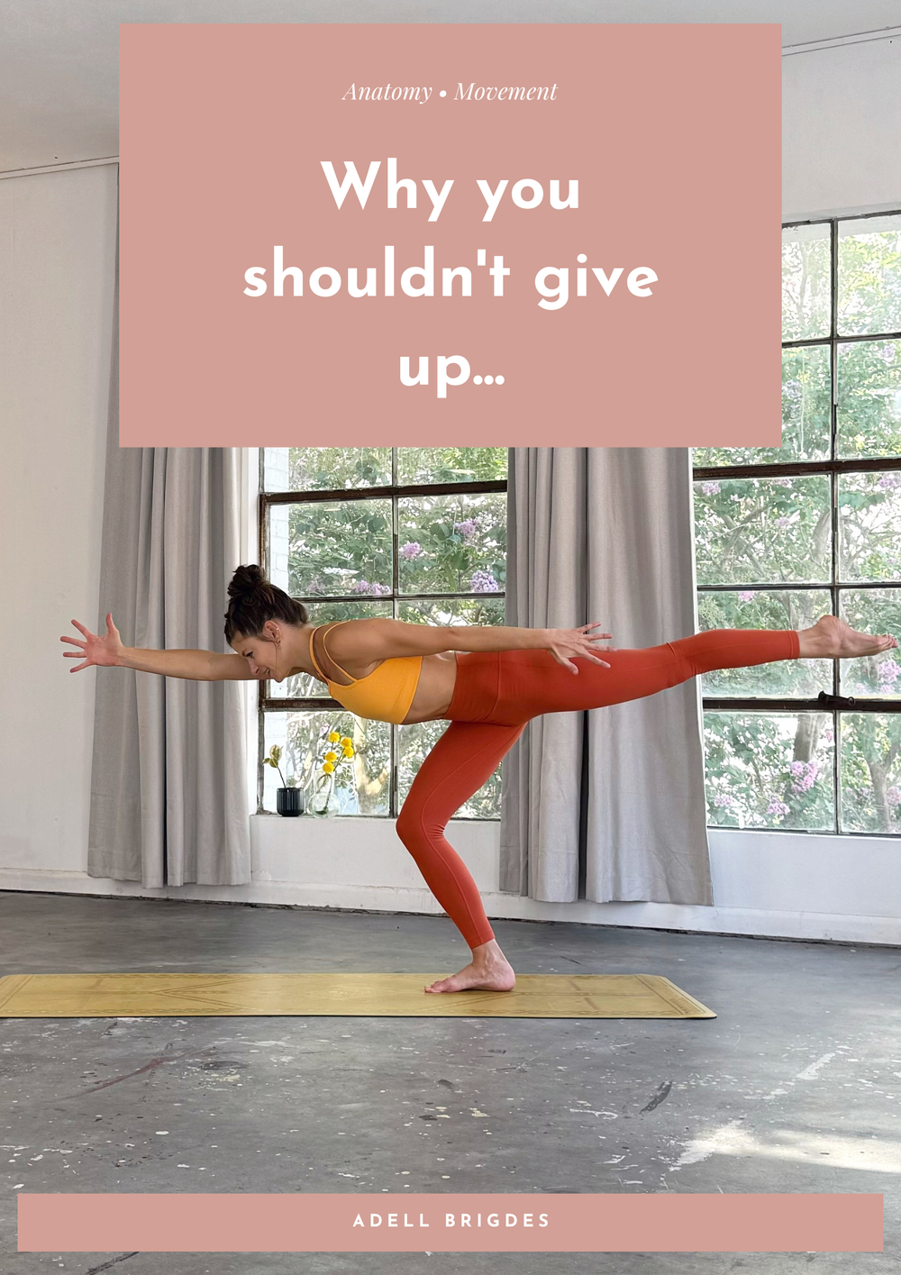 Why you shouldn't give up…