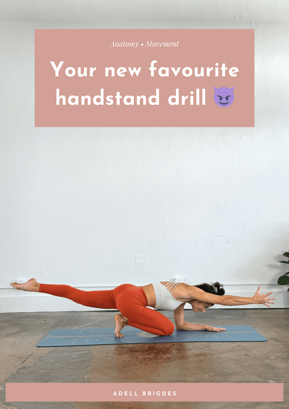 Your new favourite handstand drill 😈