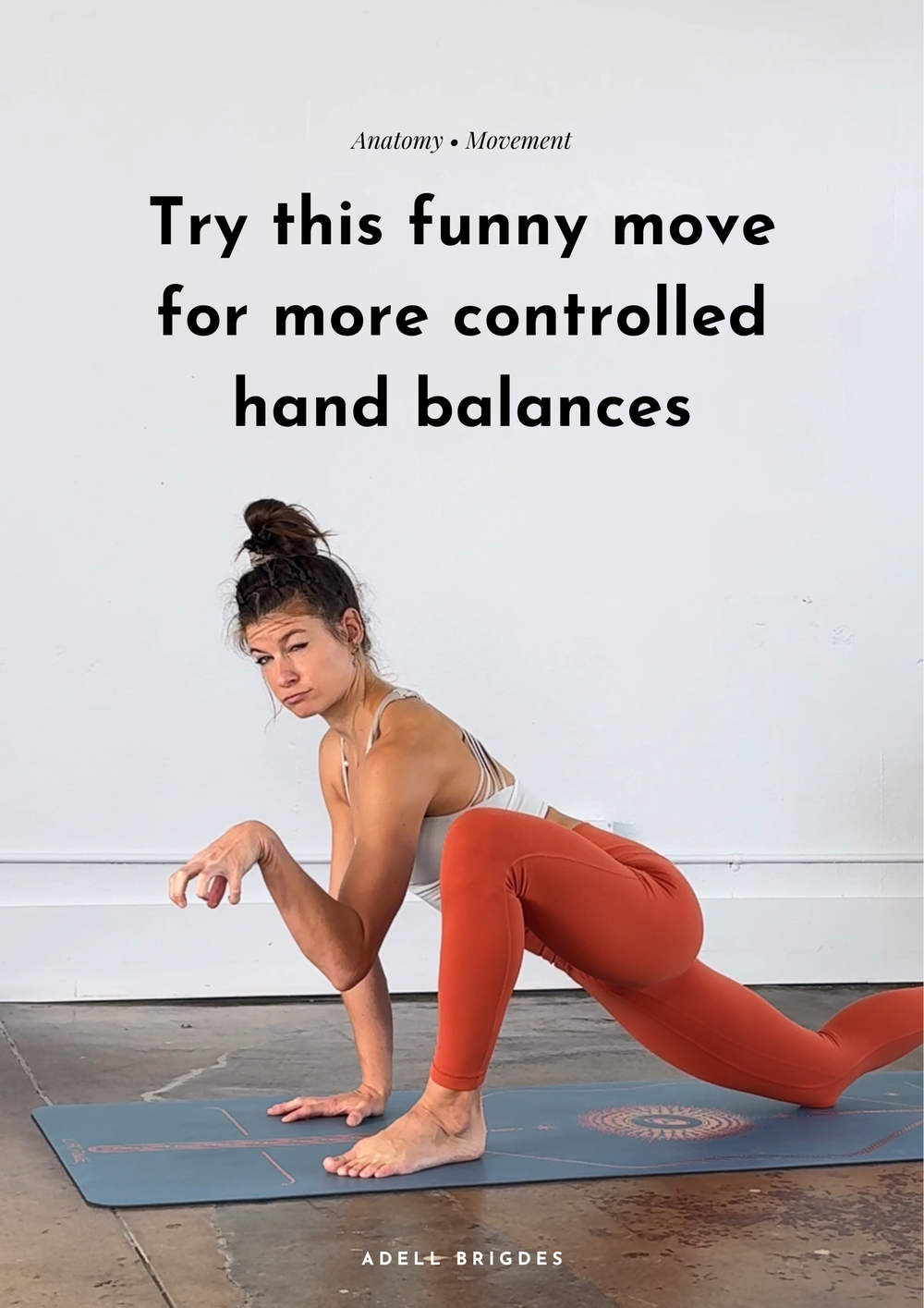 A funny move for more controlled hand balances
