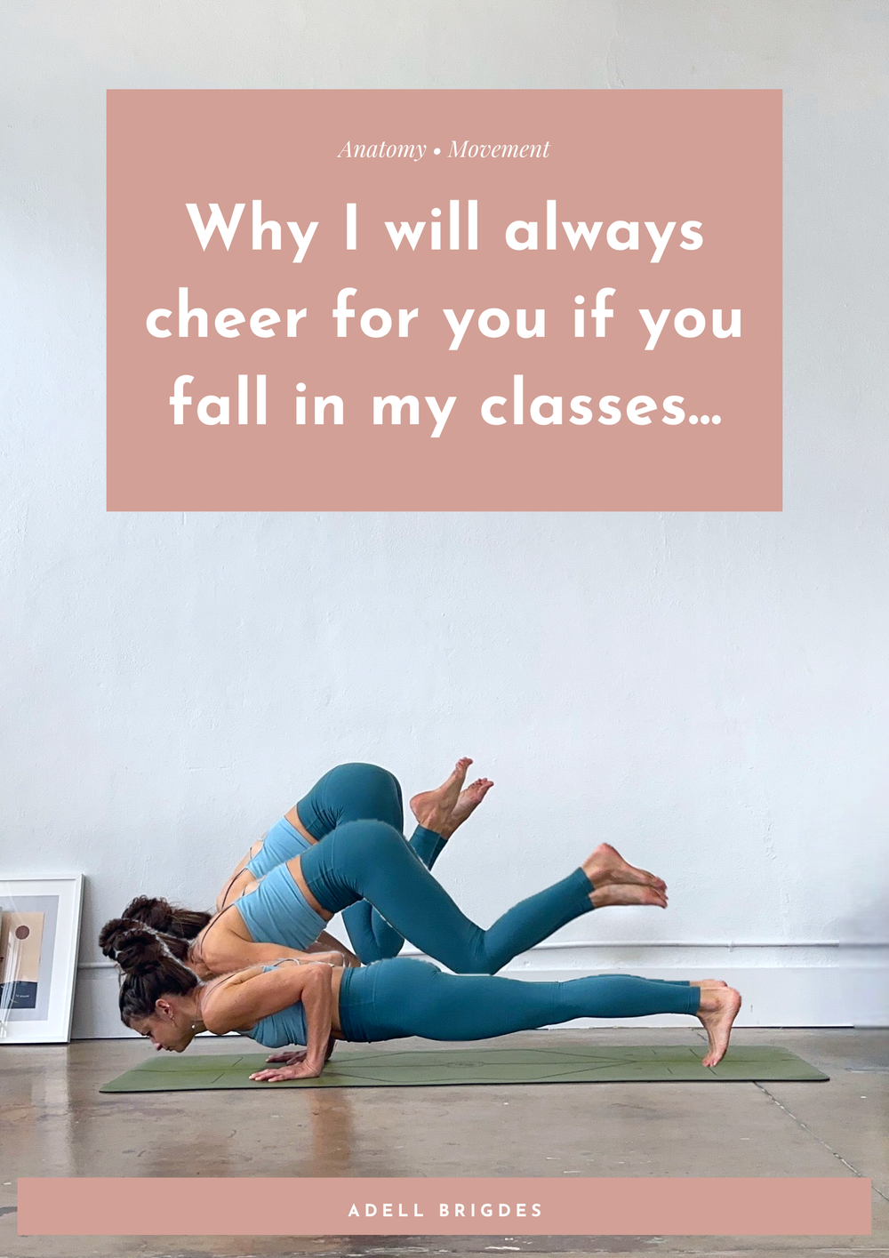 Why I will always cheer for you if you fall in my classes…