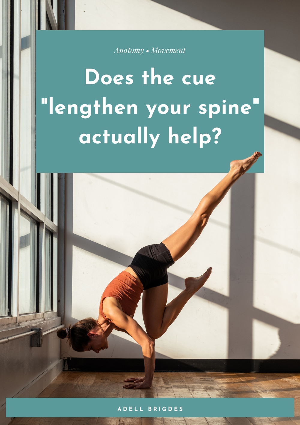 Does the cue "lengthen your spine" actually help?