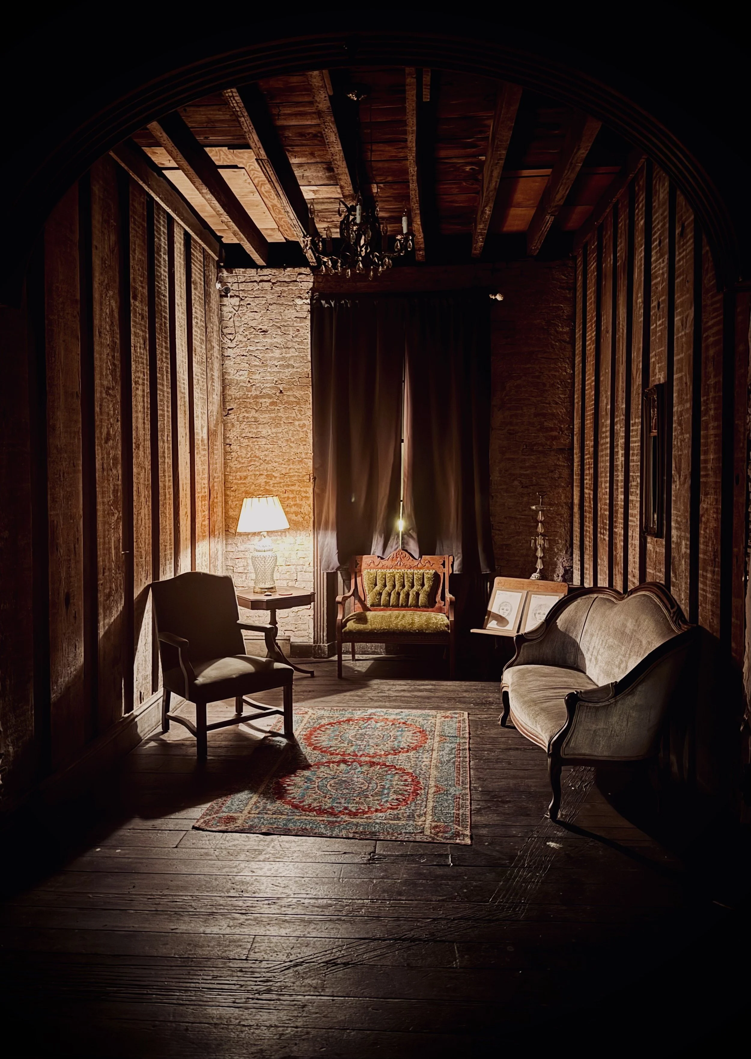 A historic, cinematic studio space for photographers, filmmakers, and creators.