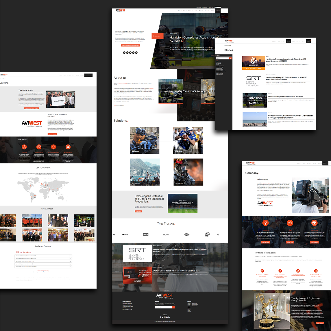 Pluenn Studio/V. Dekeyser - Refonte et création d'un site web et d'une nouvelle identité pour AVIWEST