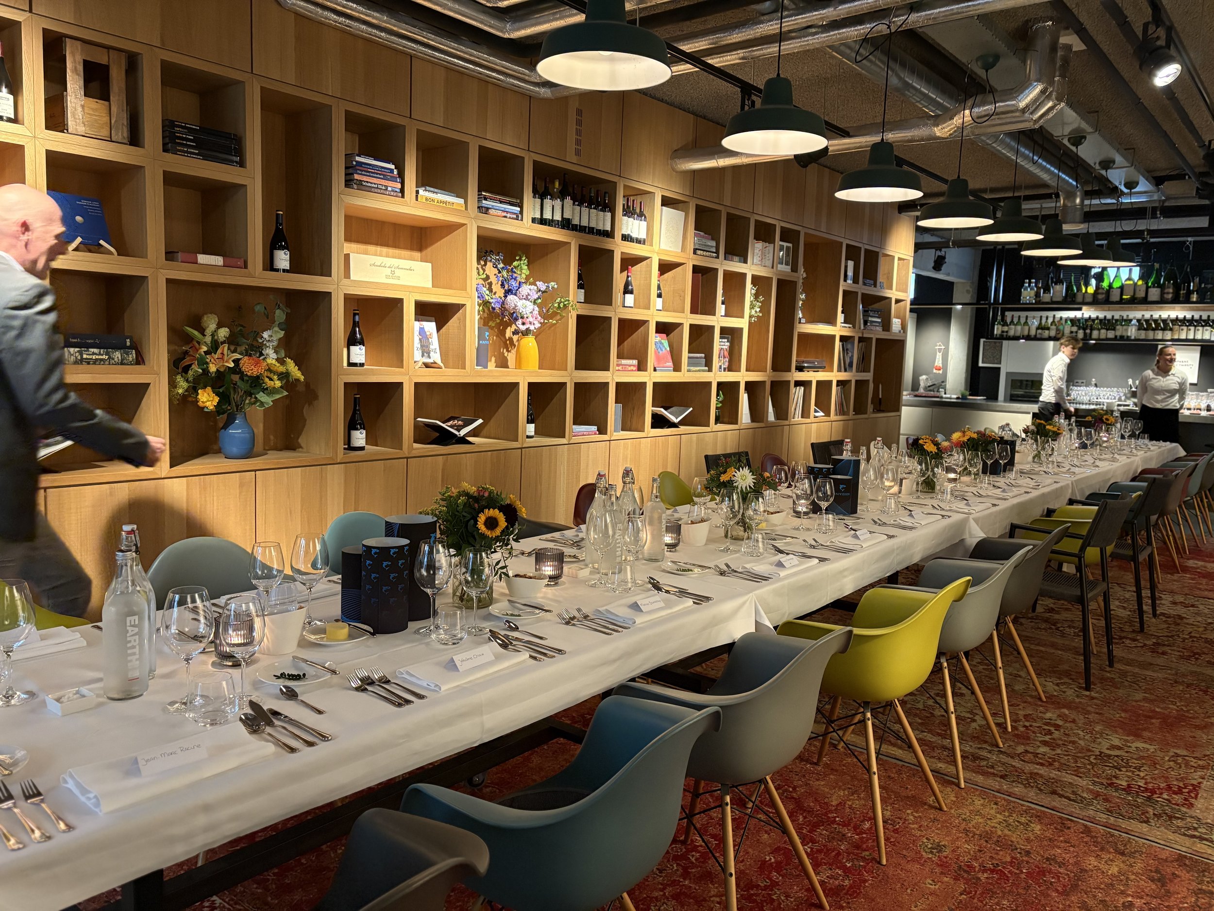 Valérie Dekeyser/Pluenn Studio - Organisation de diners (gastronomique) privés pour les clients VIP d'Haivision.