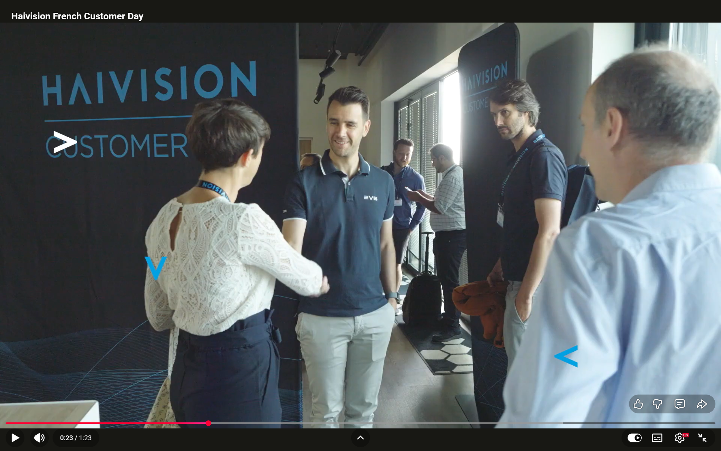 Valérie Dekeyser/Pluenn Studio - Organisation d'une journée porte ouverte dédiée aux clients francophones pour Haivision - captation vidéo et interviews