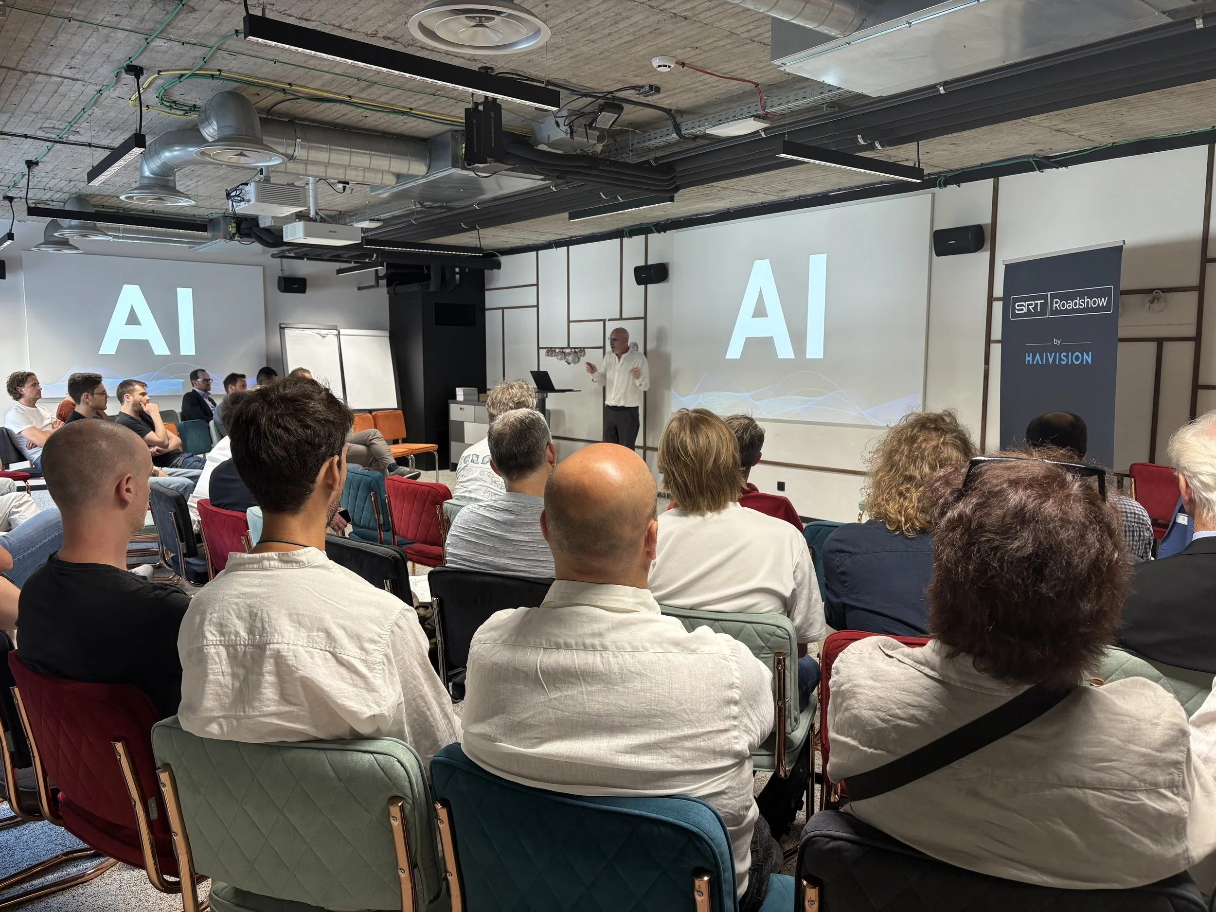 Valérie Dekeyser/Pluenn Studio - Organisation de roadshow pour promouvoir les technologies et les produits d'Haivision au près de ces clients.