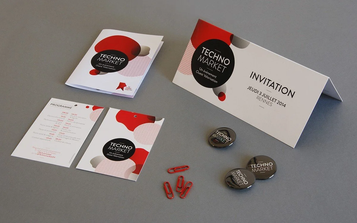 Pluenn Studio/V. Dekeyser - Création d'un évènement à part entière pour Ouest Valorisation avec création graphique par Pollen Studio