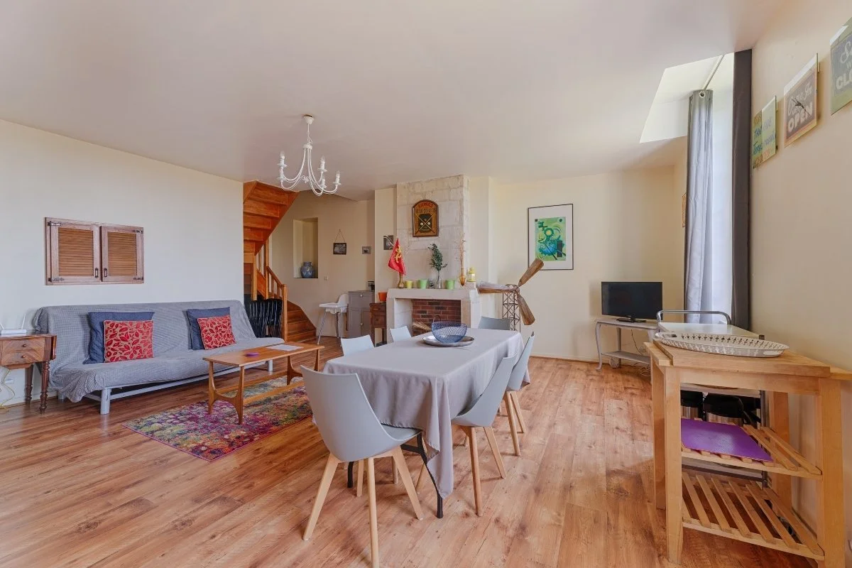 Salon du Château Turgot en Normandie