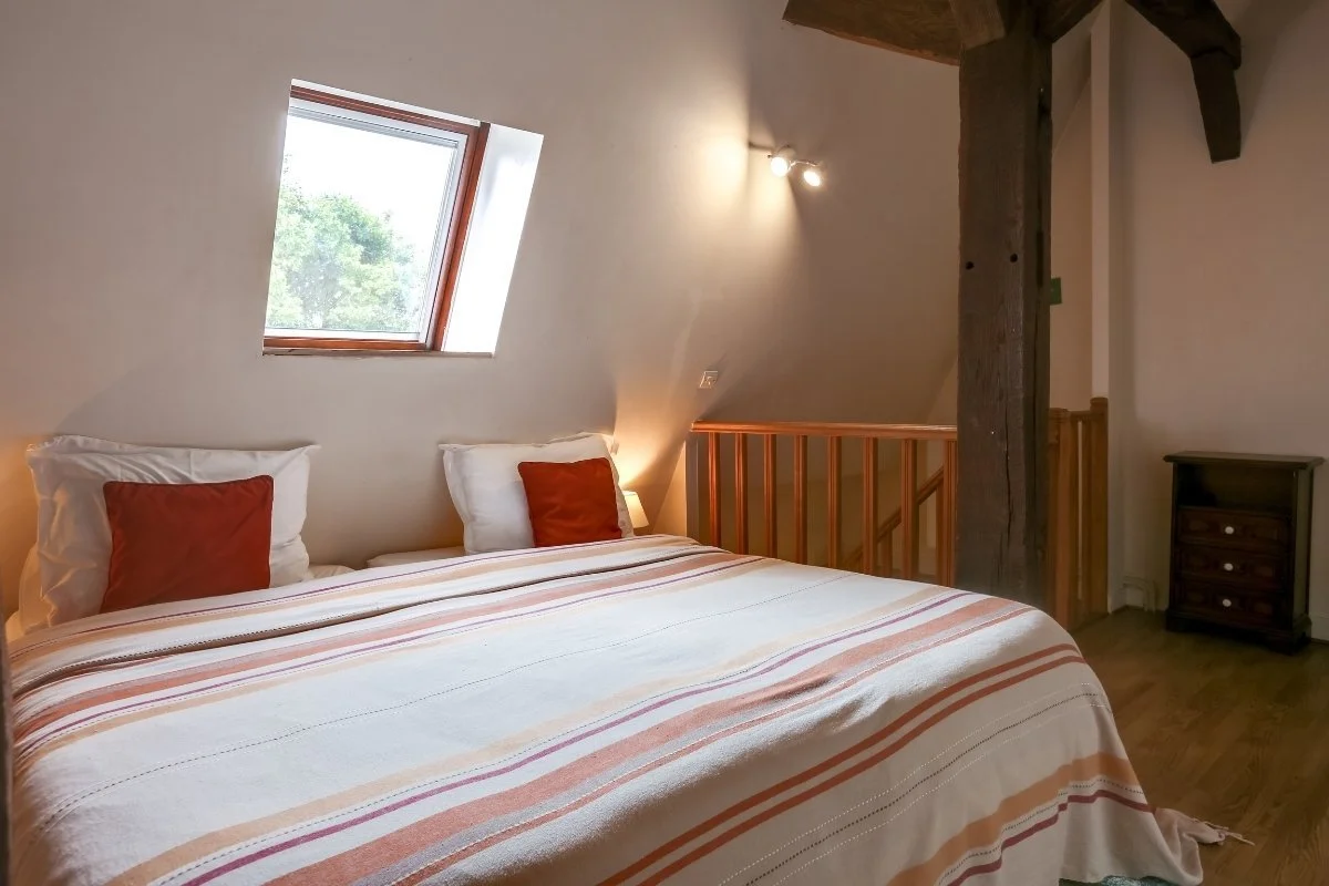 Chambre du Château Turgot en Normandie