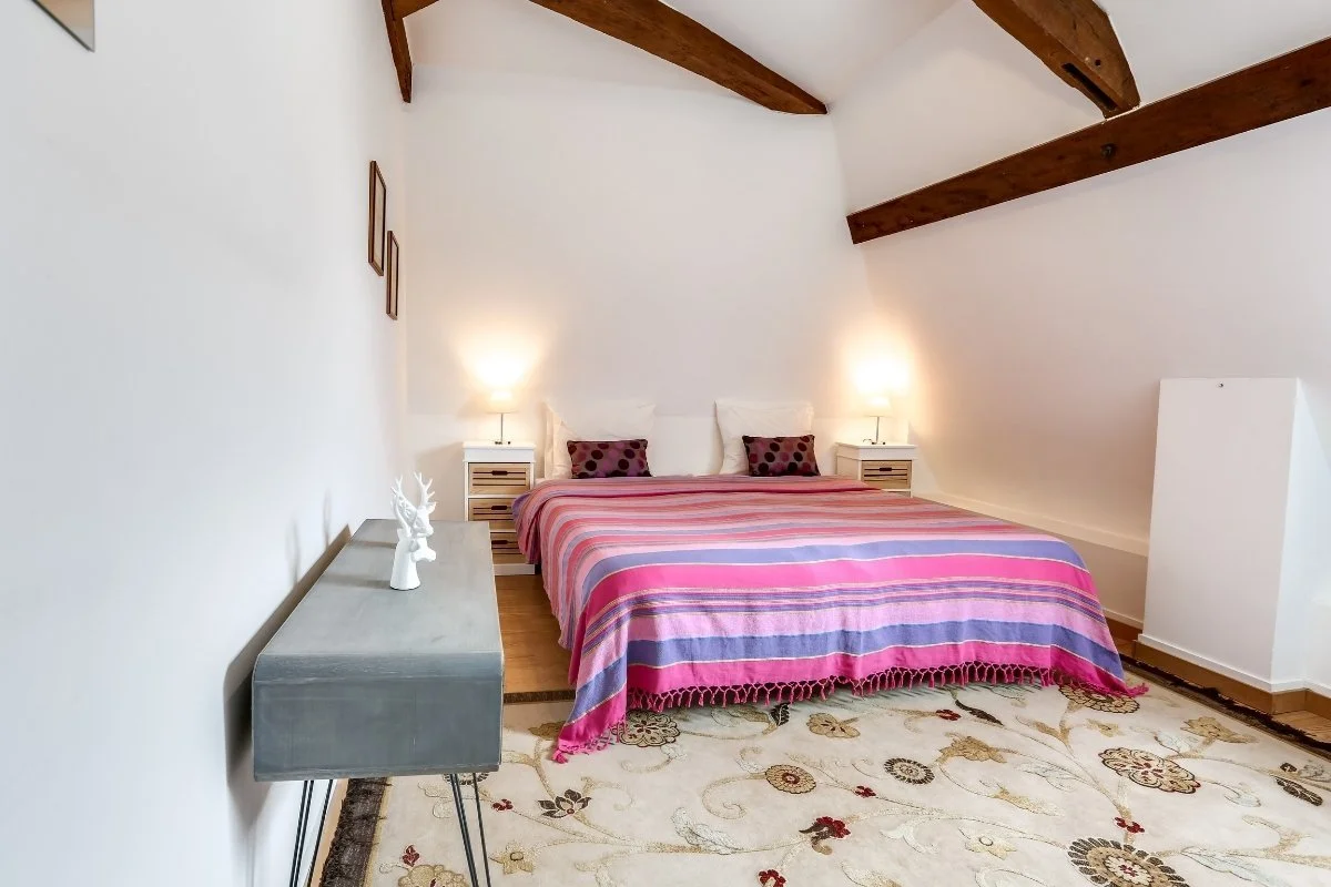 Chambre du Château Turgot en Normandie