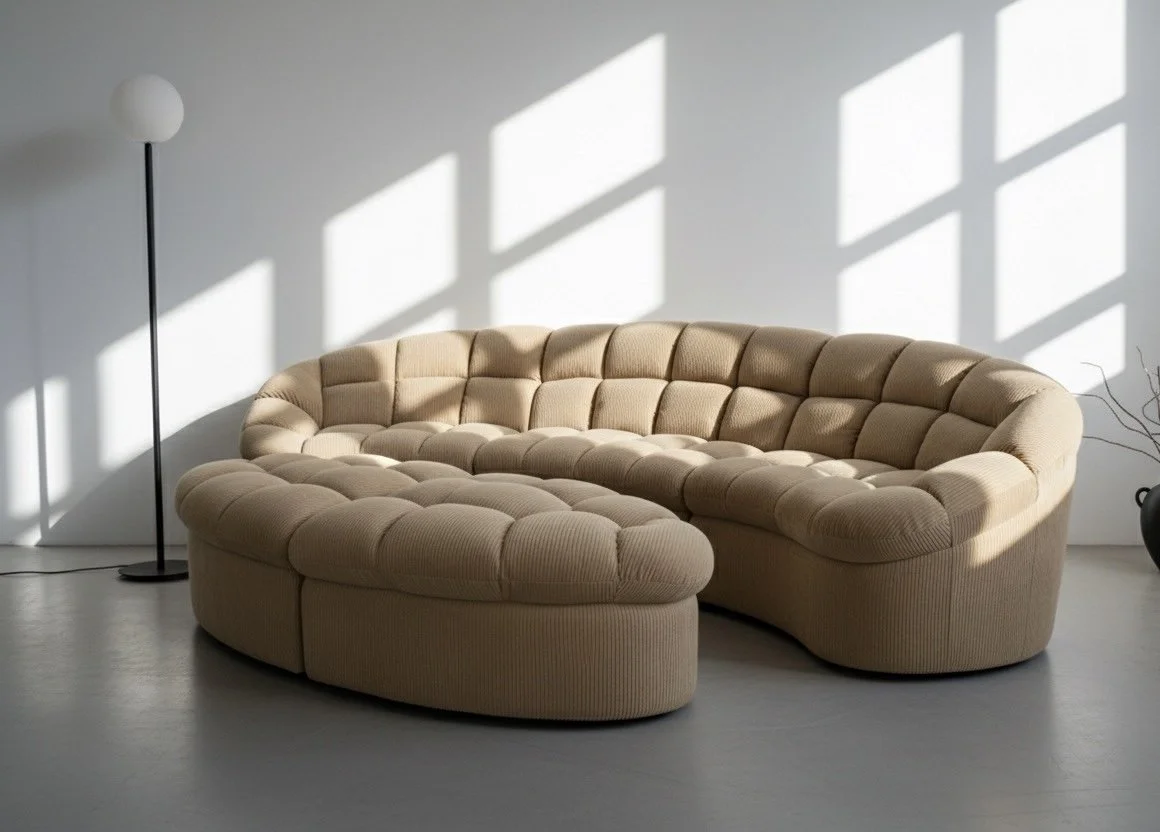 Zestaw sofa Bubble z pufą