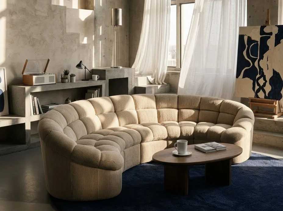 Półokrągła sofa Bubble