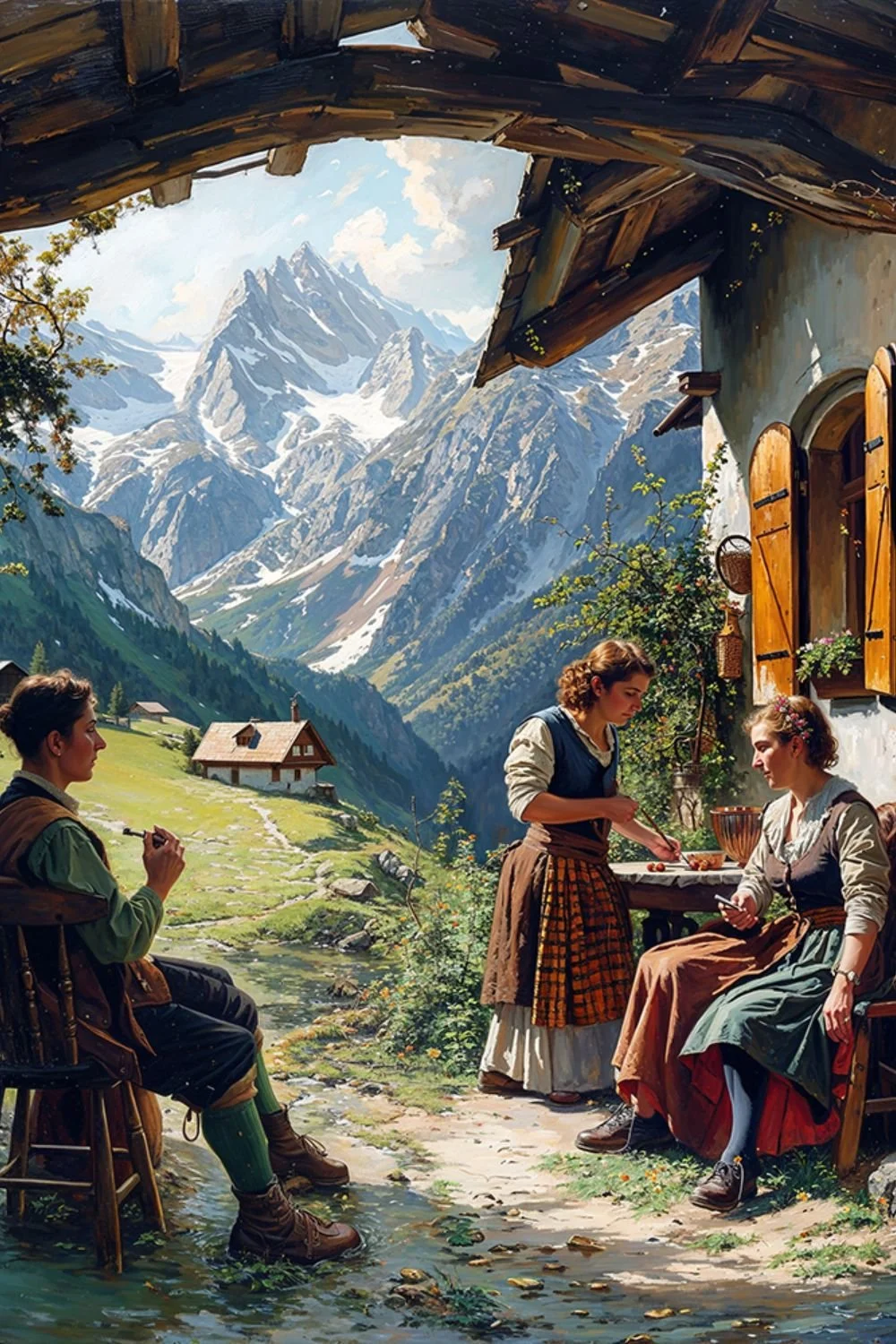 Bild Nr.72  Almgeflüster