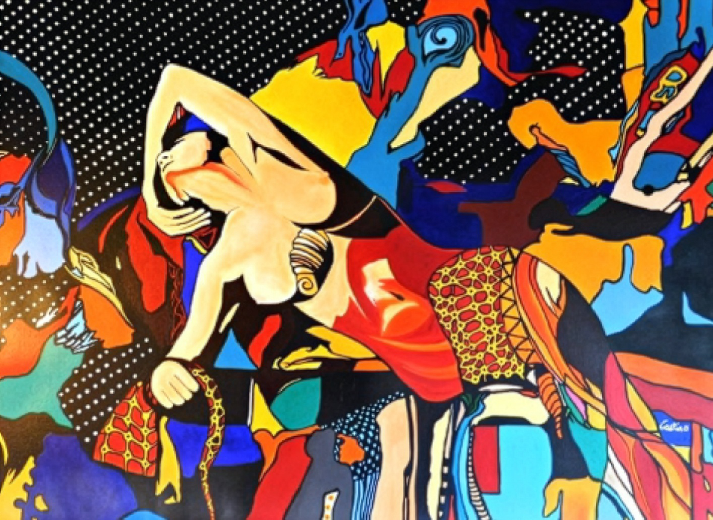 Passion,  Acryl auf Leinwand 60 x 90 cm