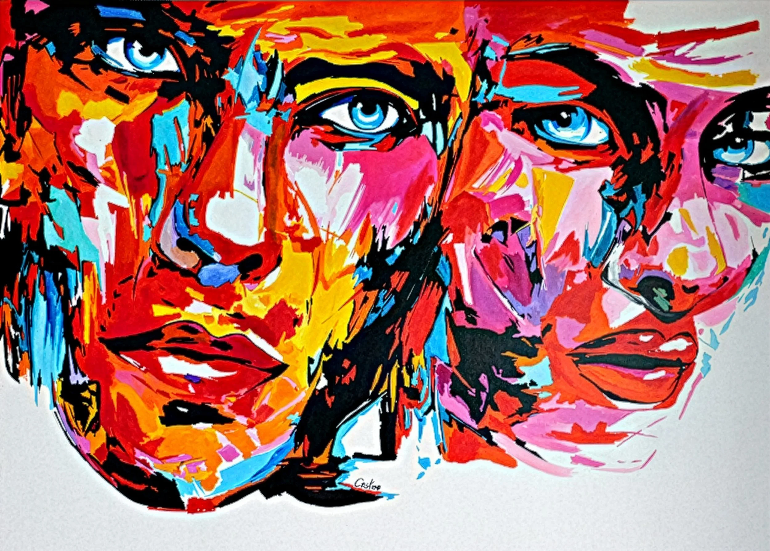Face 3 90 x 120cm