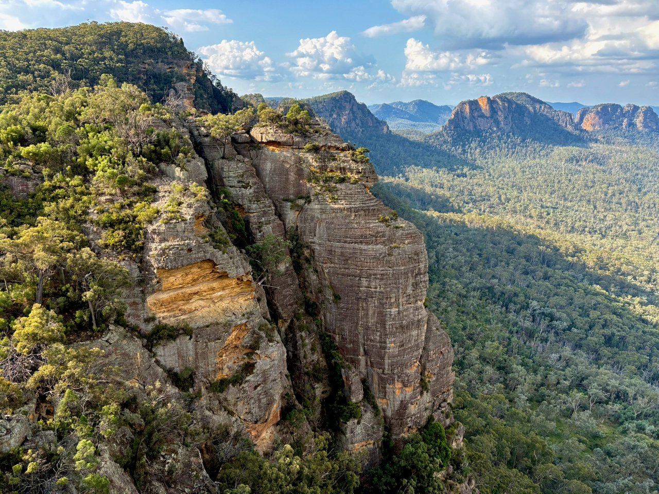 150 m cliffs seen from near our high camp