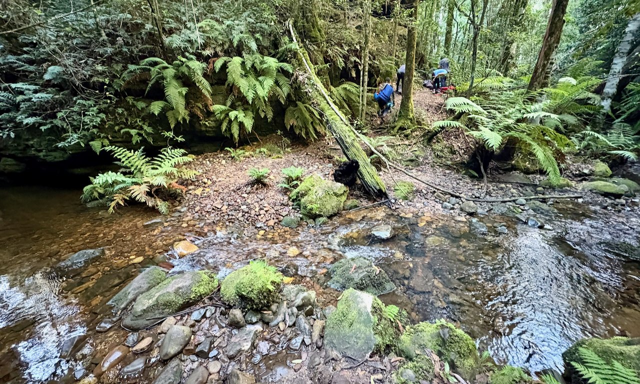 Close to the canyon entry point