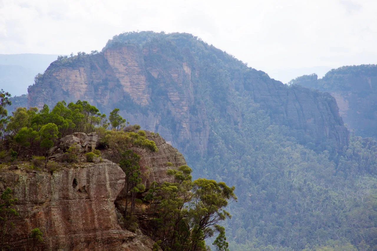First glimpse of Watts Mountain