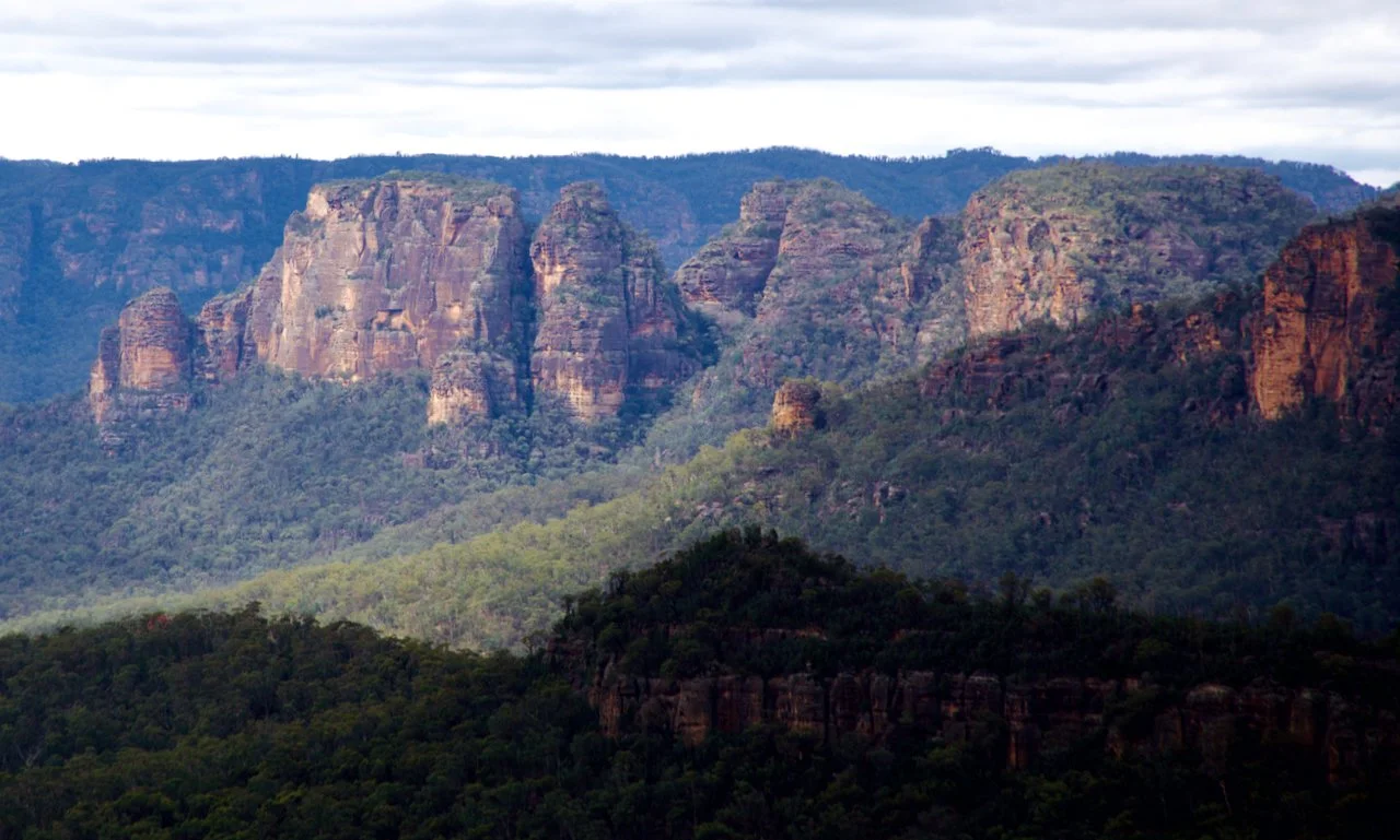 The northern end of Pomany Range