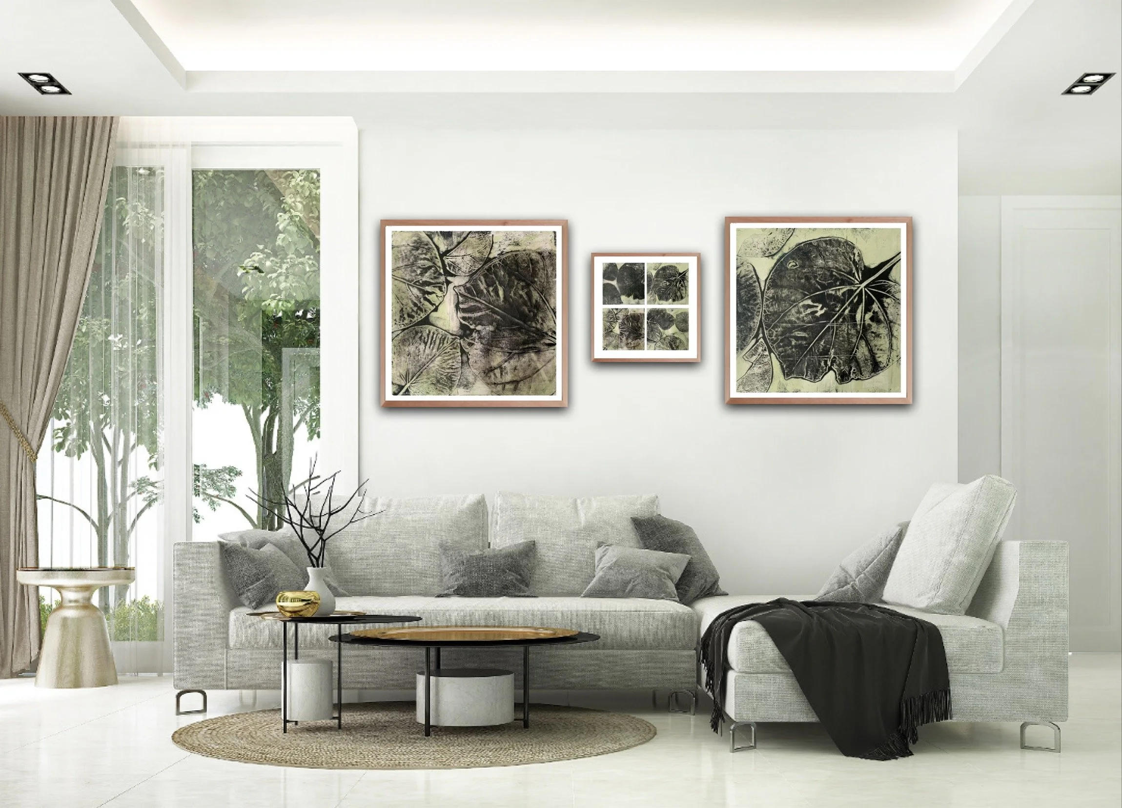 Charcoal & Sage Quartet