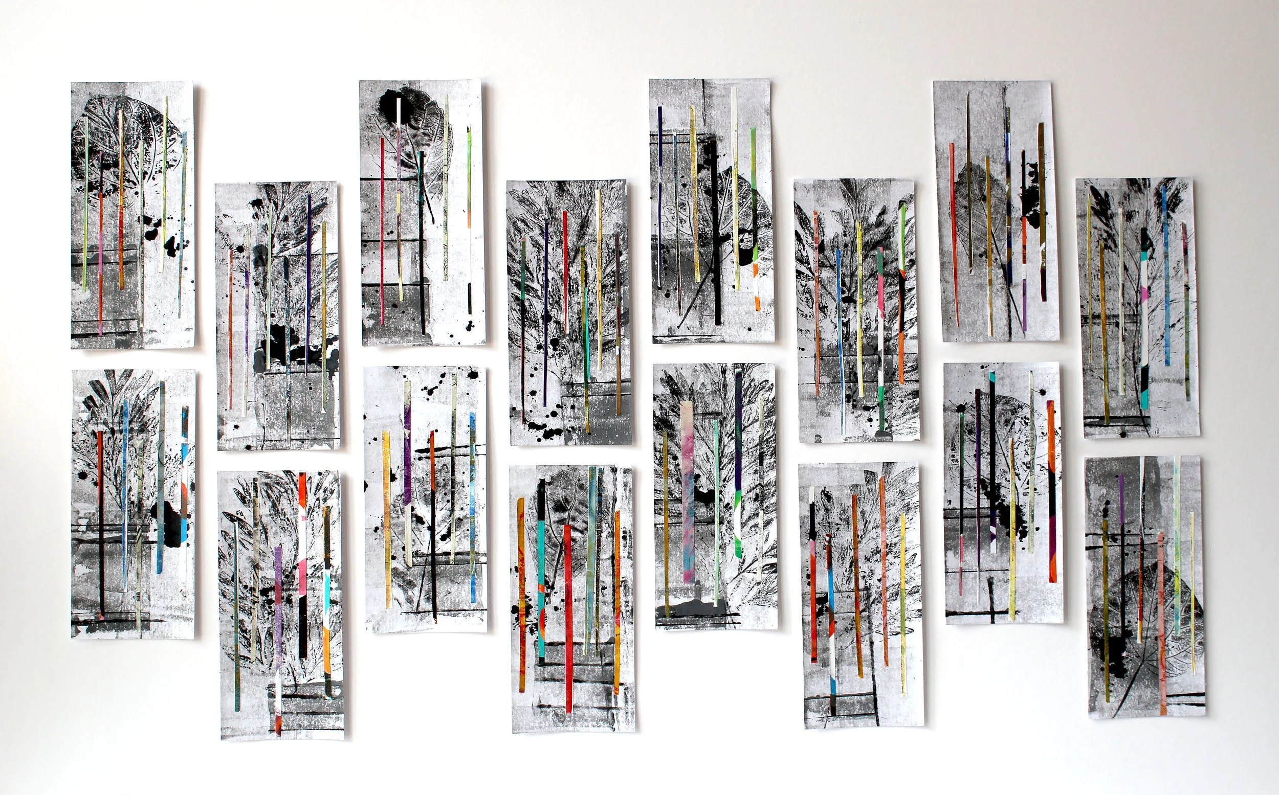 At Odds, Monotype, 70 x 70cm - Sold