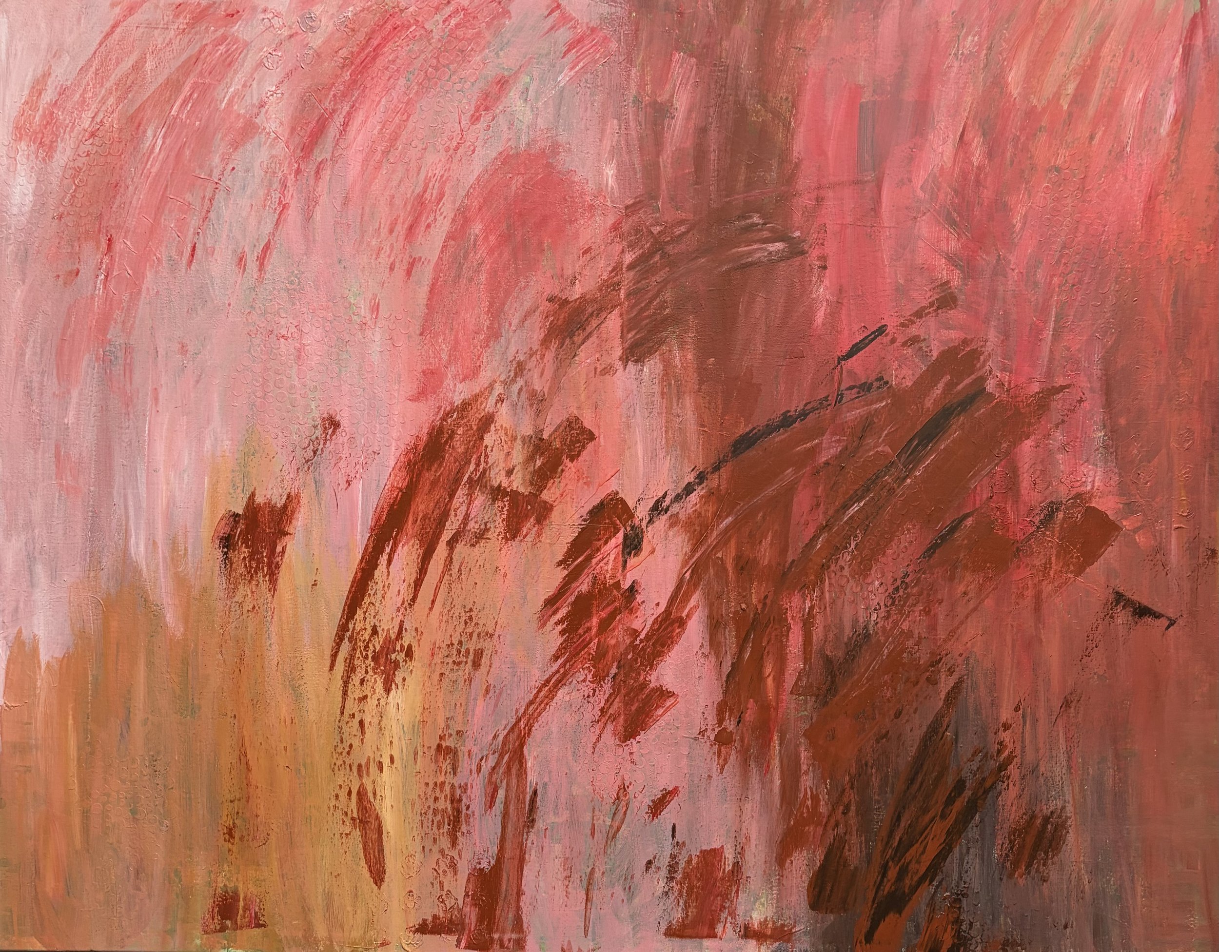 Summer Heat, acrylic on stretched canvas, 130x170cm