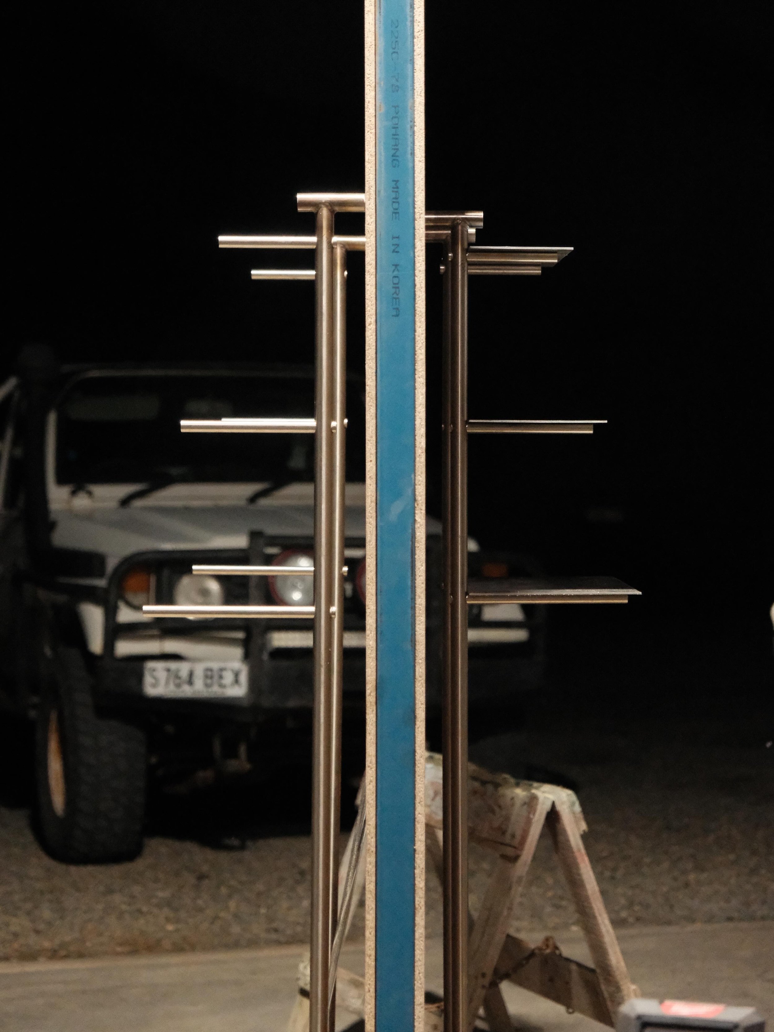 This week I&rsquo;ve been working on a stainless steel rack system for @tommmys__. The job isn&rsquo;t finished yet but I&rsquo;ve thoroughly enjoyed the process of making this one come together. It&rsquo;s precise, it&rsquo;s unique and it&rsquo;s e