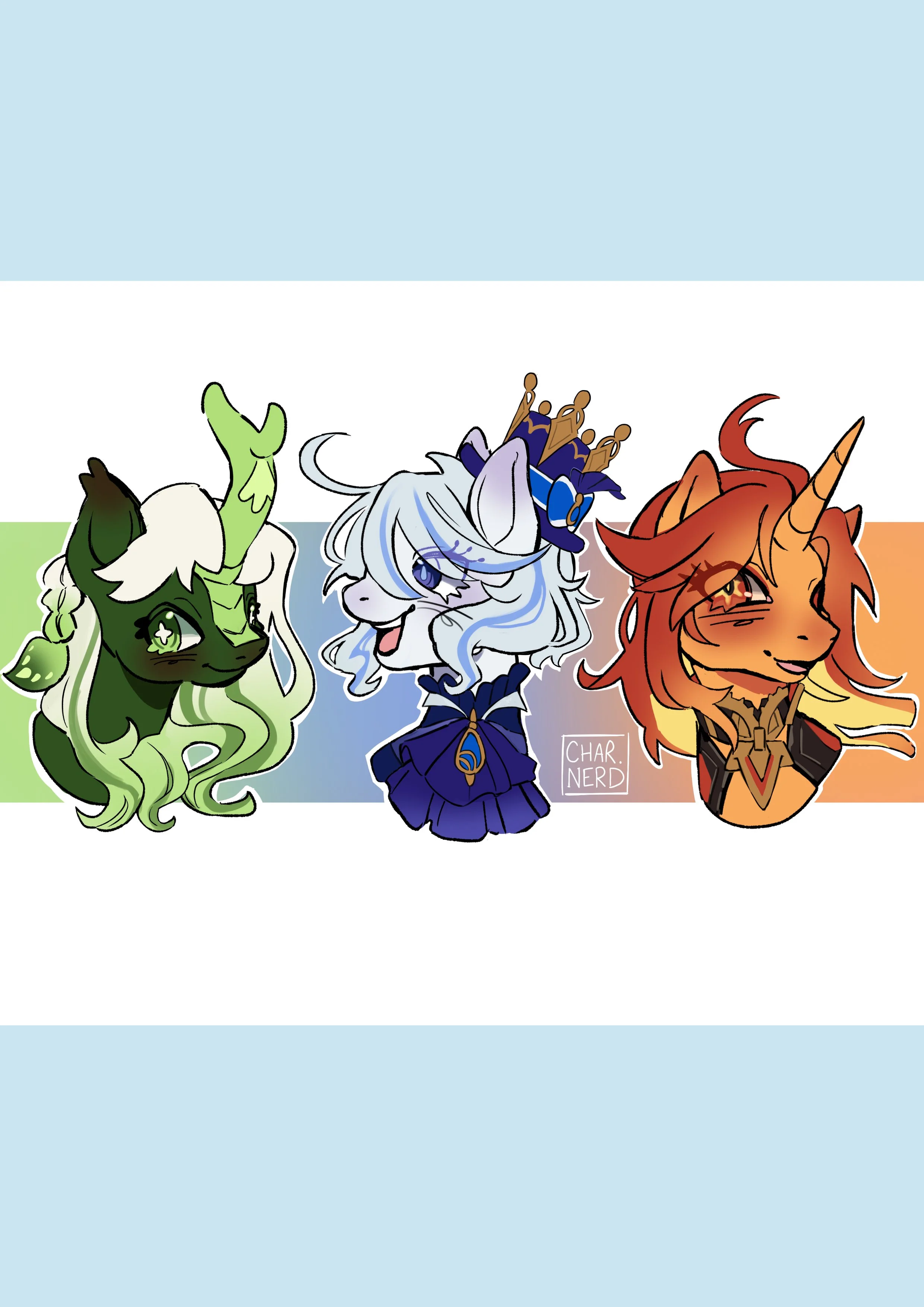 Archon Pony Portraits [Print]