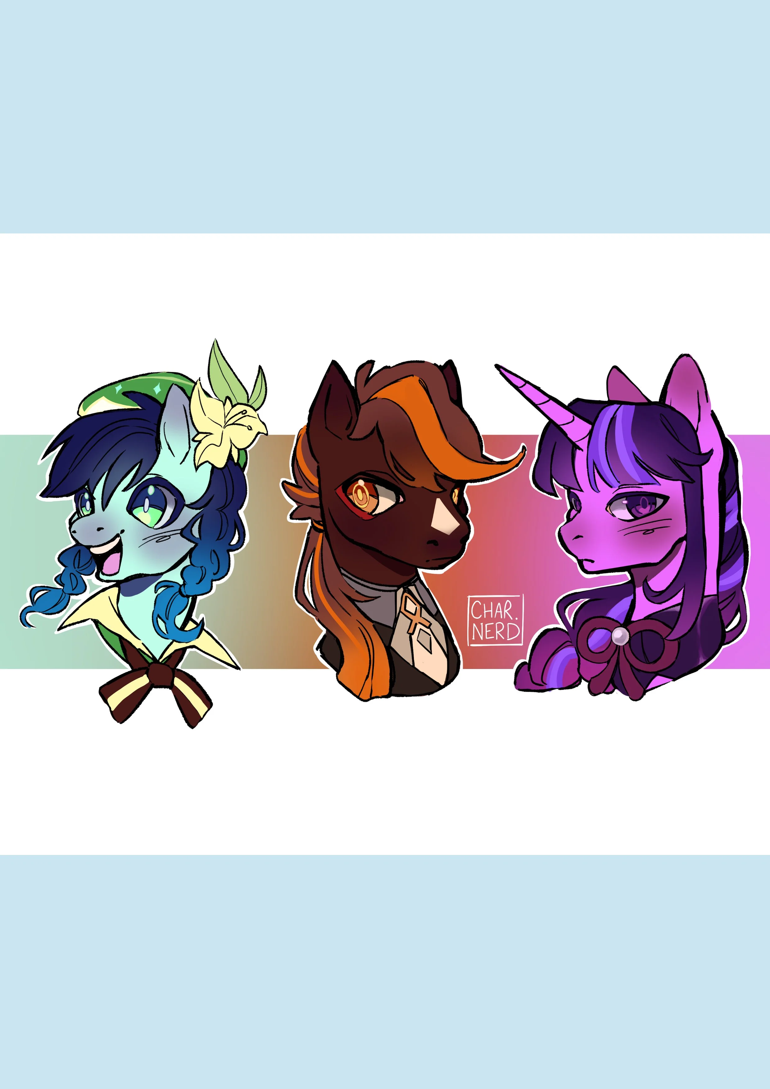Archon Pony Portraits [Print]