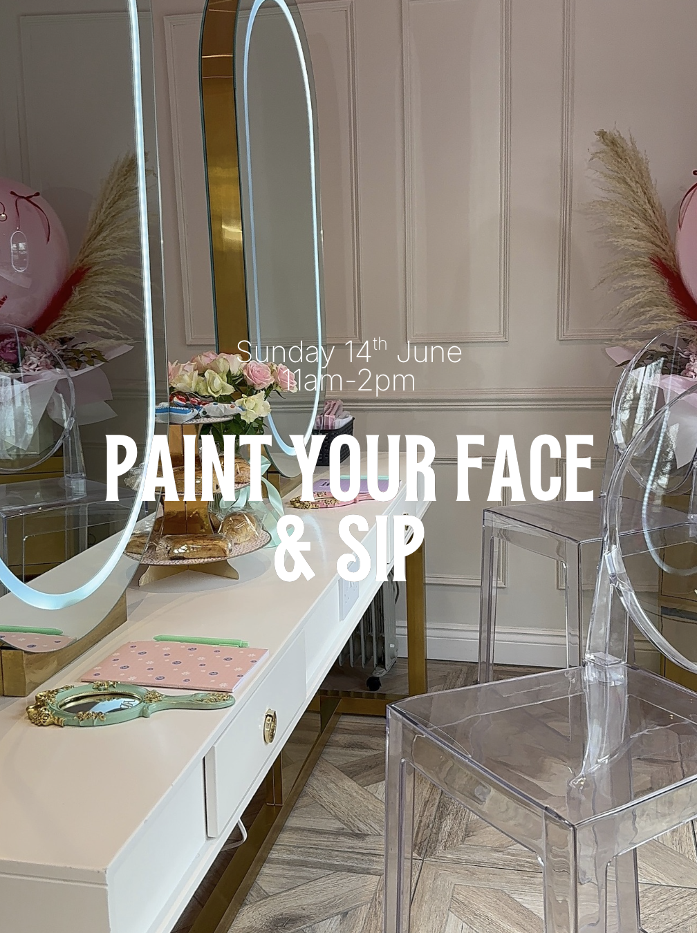 Paint & Sip Your Face & Sip | Sunday 14th June