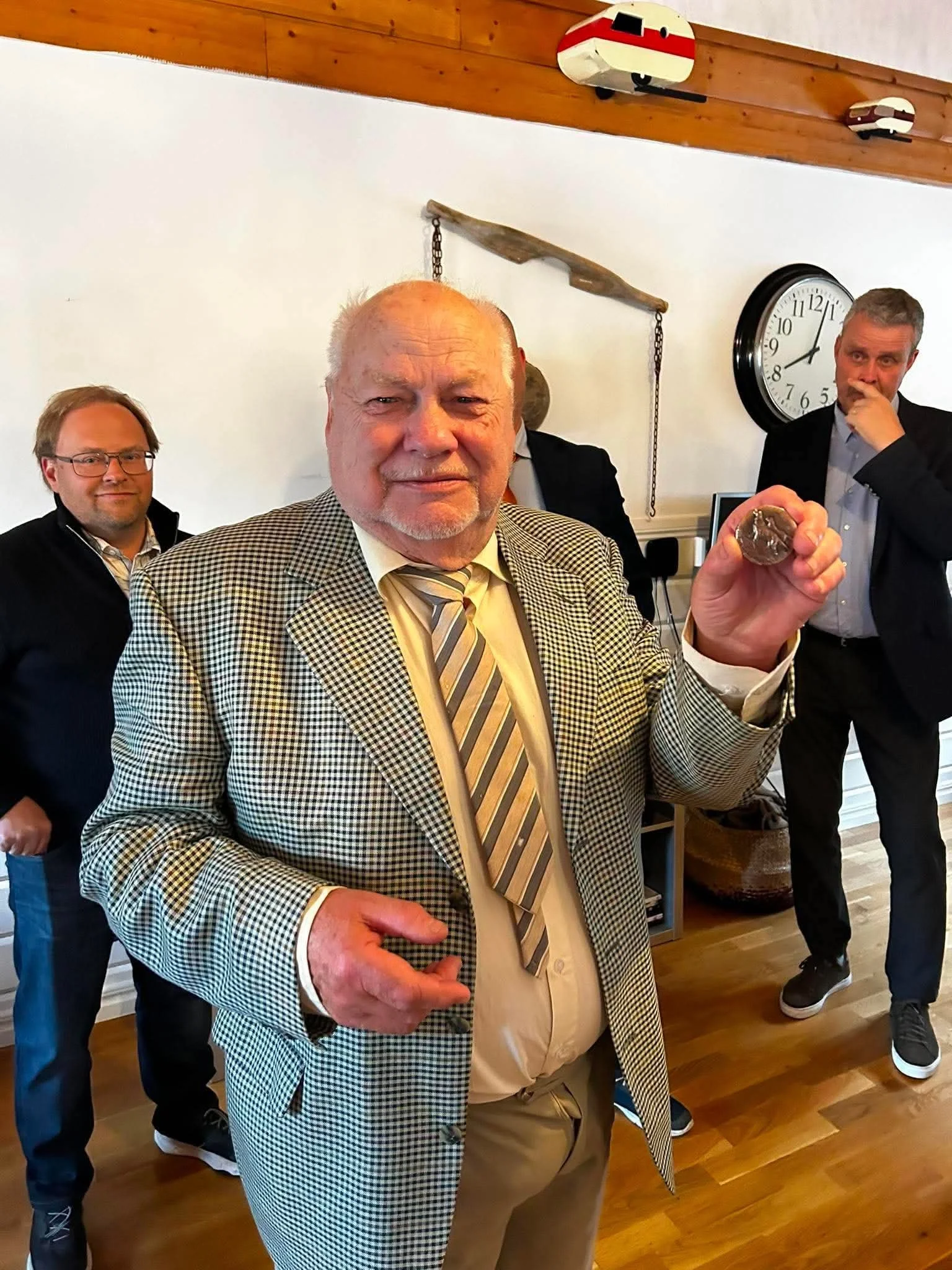 Nils-Erik “Ölands-Nisse” Nilsson mottagare av Wendelmedaljen