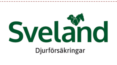 Sveland logo with a green buffalo illustration and the words 'Sveland' and 'Djurfösäkringar' underneath