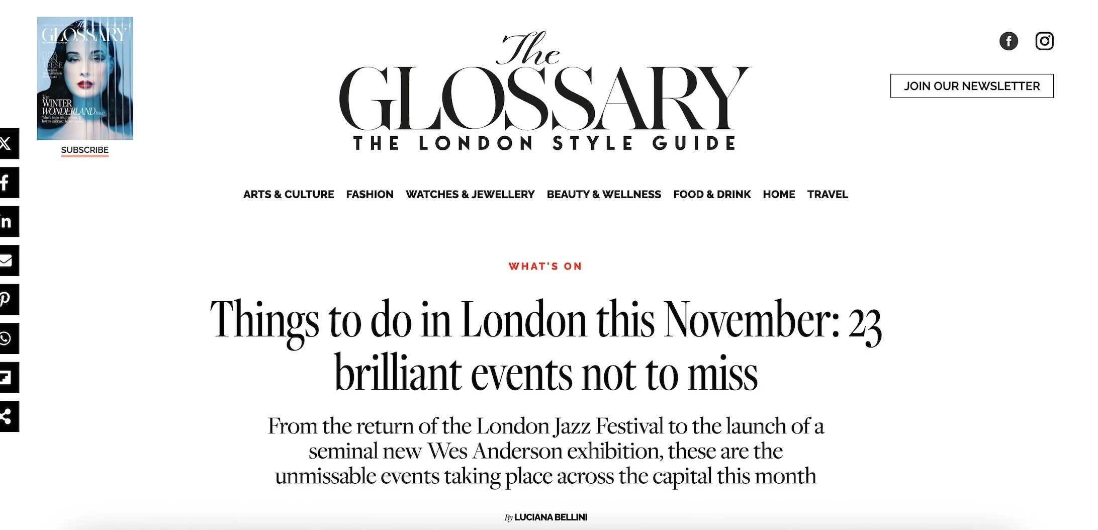 The Glossary - The London Style Guide. 