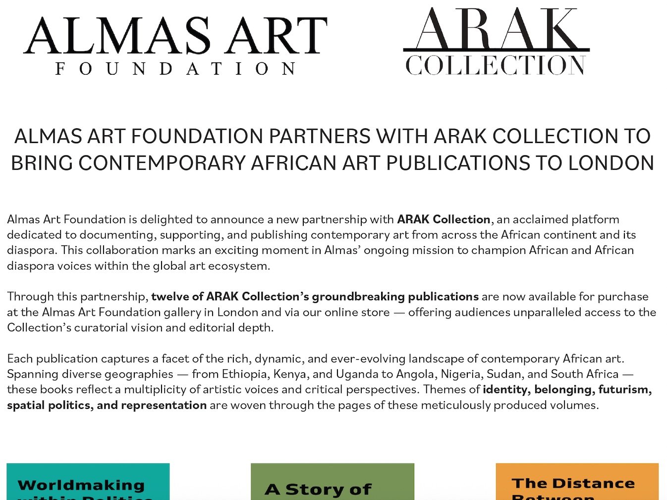 ARAK / Almas Partnership