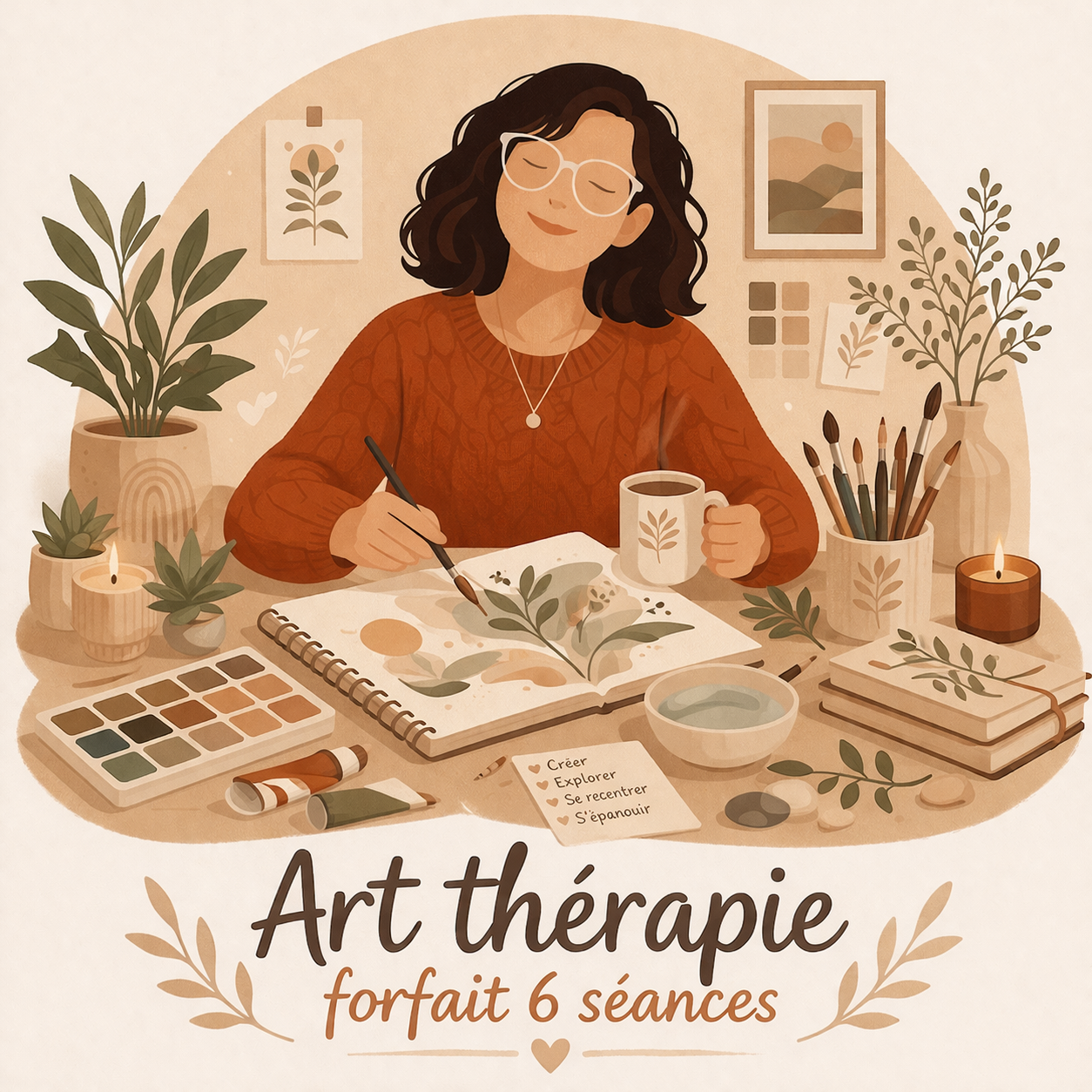 Art-thérapie chrétienne : forfait 6 séances