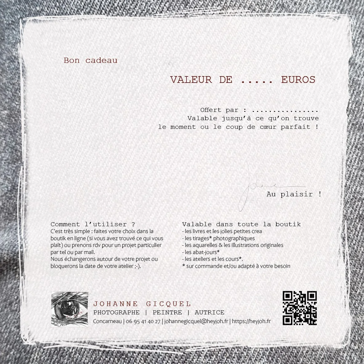 Carte cadeau