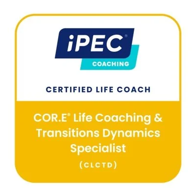 In Your Corner professional certifications for coaches and consultants: IPEC Certified Life Coach badge