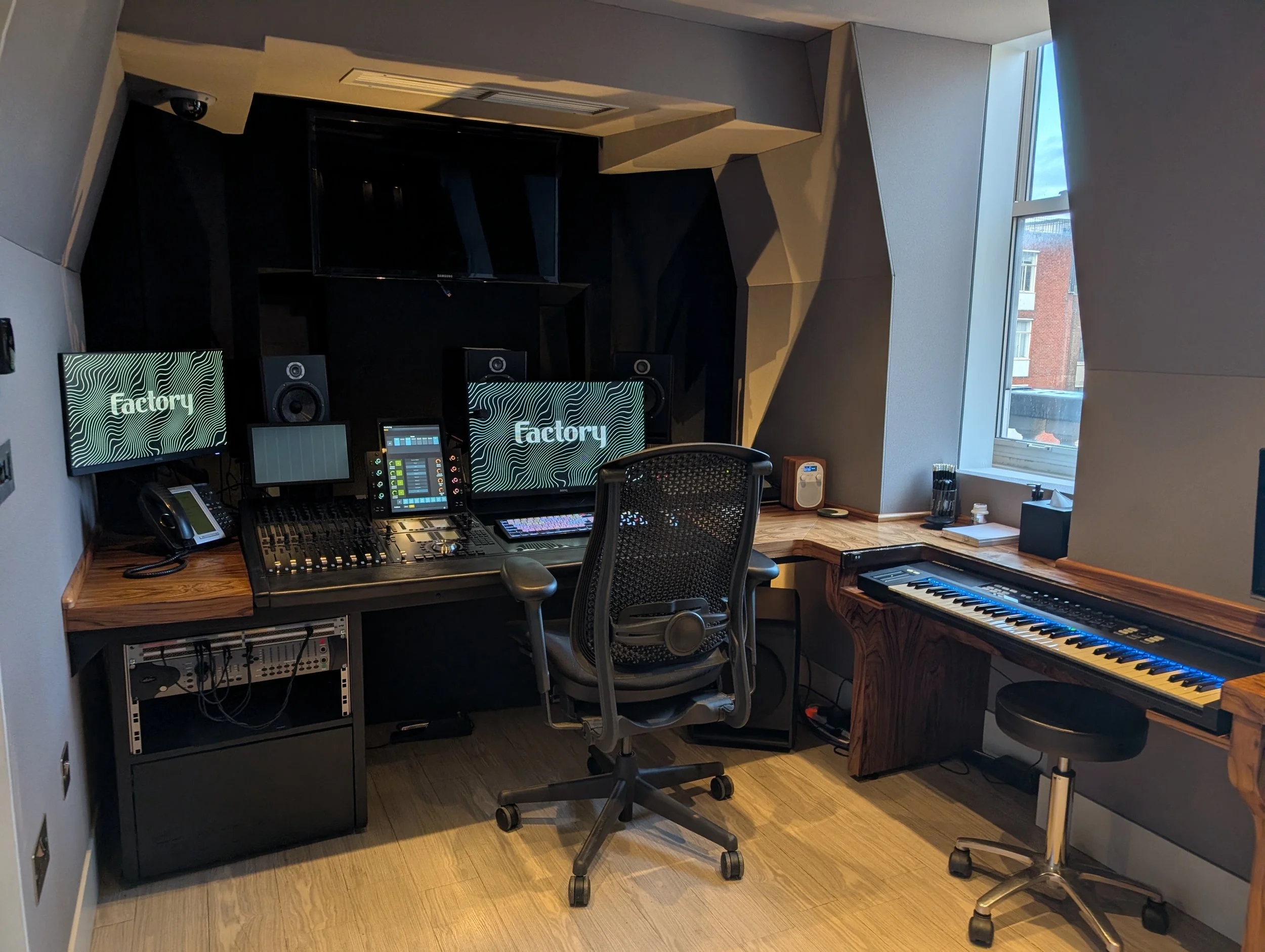 State-of-the-art Factory Immersive studio for spatial audio mixing and immersive experiences.