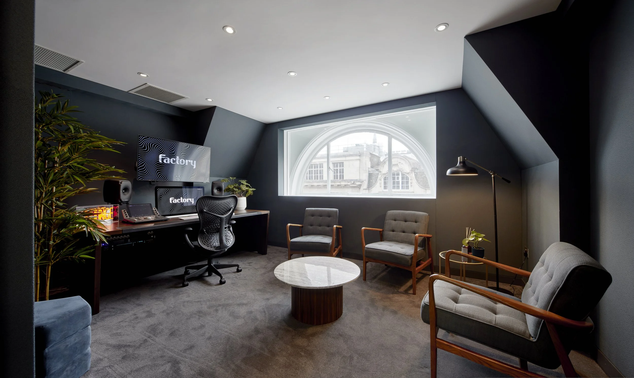 State-of-the-art Factory Immersive studio for spatial audio mixing and immersive experiences.