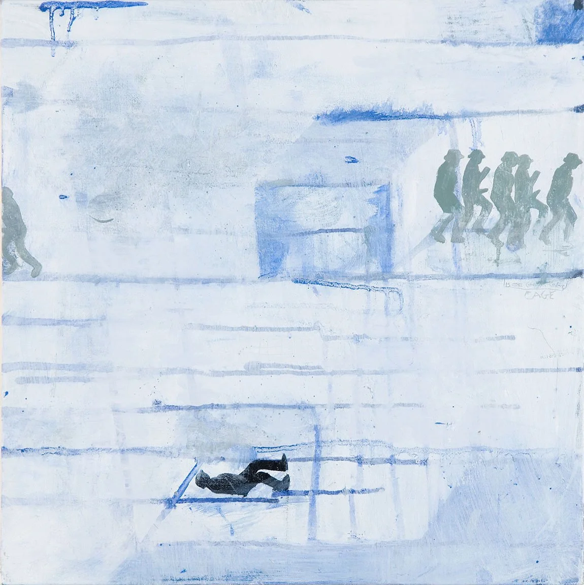 The Cage, 2008, oil on canvas, 40x40cm