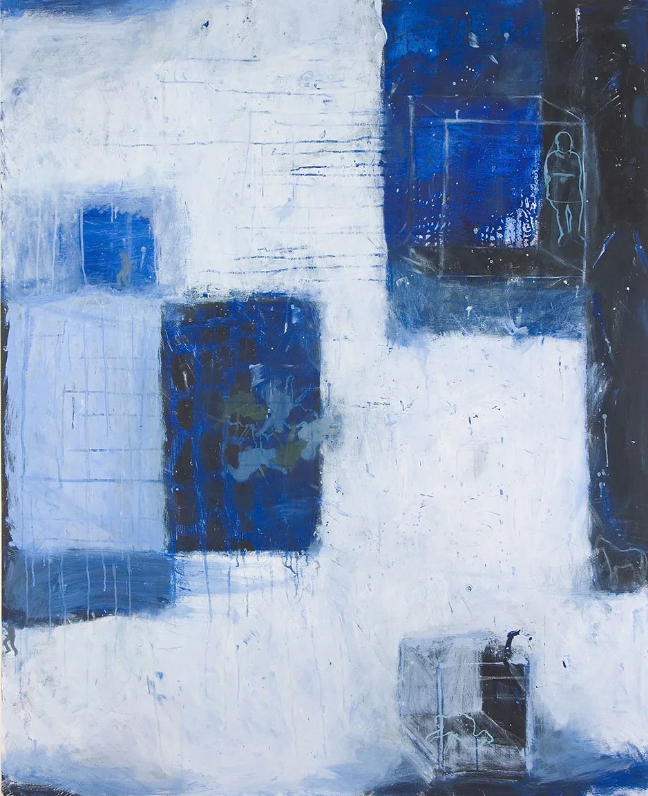 The Falling 11, 2007, oil on canvas, 170x120cm