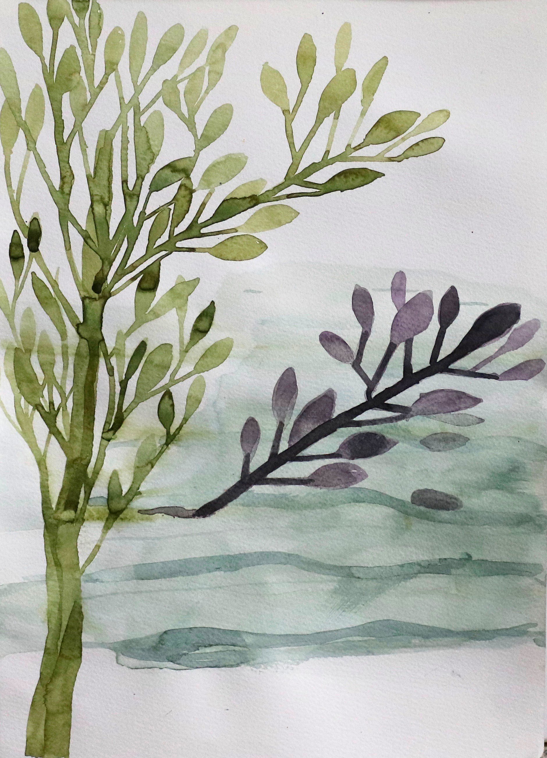 Dolphin House study, 2024, watercolour on watercolour paper, 40x30cm