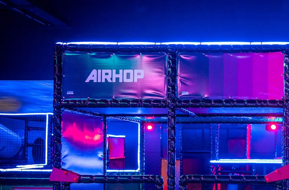 AirHop trampoline park tag arena