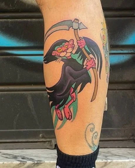 &bull;PINK REAPER&bull;

Bold outlines. Saturated color fields. A playful yet solid composition built on contrast, balance, and strong graphic shapes.

&mdash;&mdash;&mdash;&mdash;&mdash;&mdash;&mdash;&mdash;&mdash;&mdash;&mdash;&mdash;&mdash;&mdash;