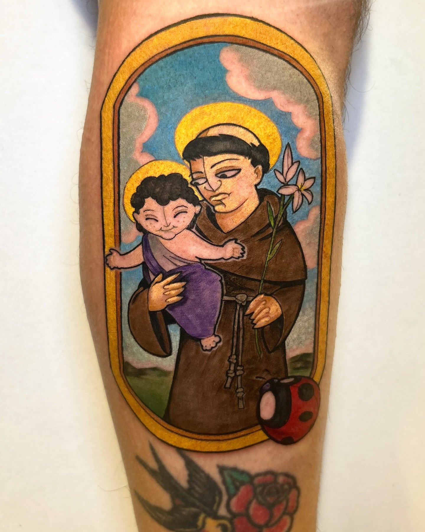 &bull;SAINT ANTHONY&bull;

Bold outlines. Solid color fields. Balanced composition inspired by traditional iconography, reworked with a clean and contemporary approach.

&mdash;&mdash;&mdash;&mdash;&mdash;&mdash;&mdash;&mdash;&mdash;&mdash;&mdash;&md