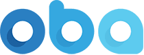 Tres círculos azules con puntos blancos en el centro.