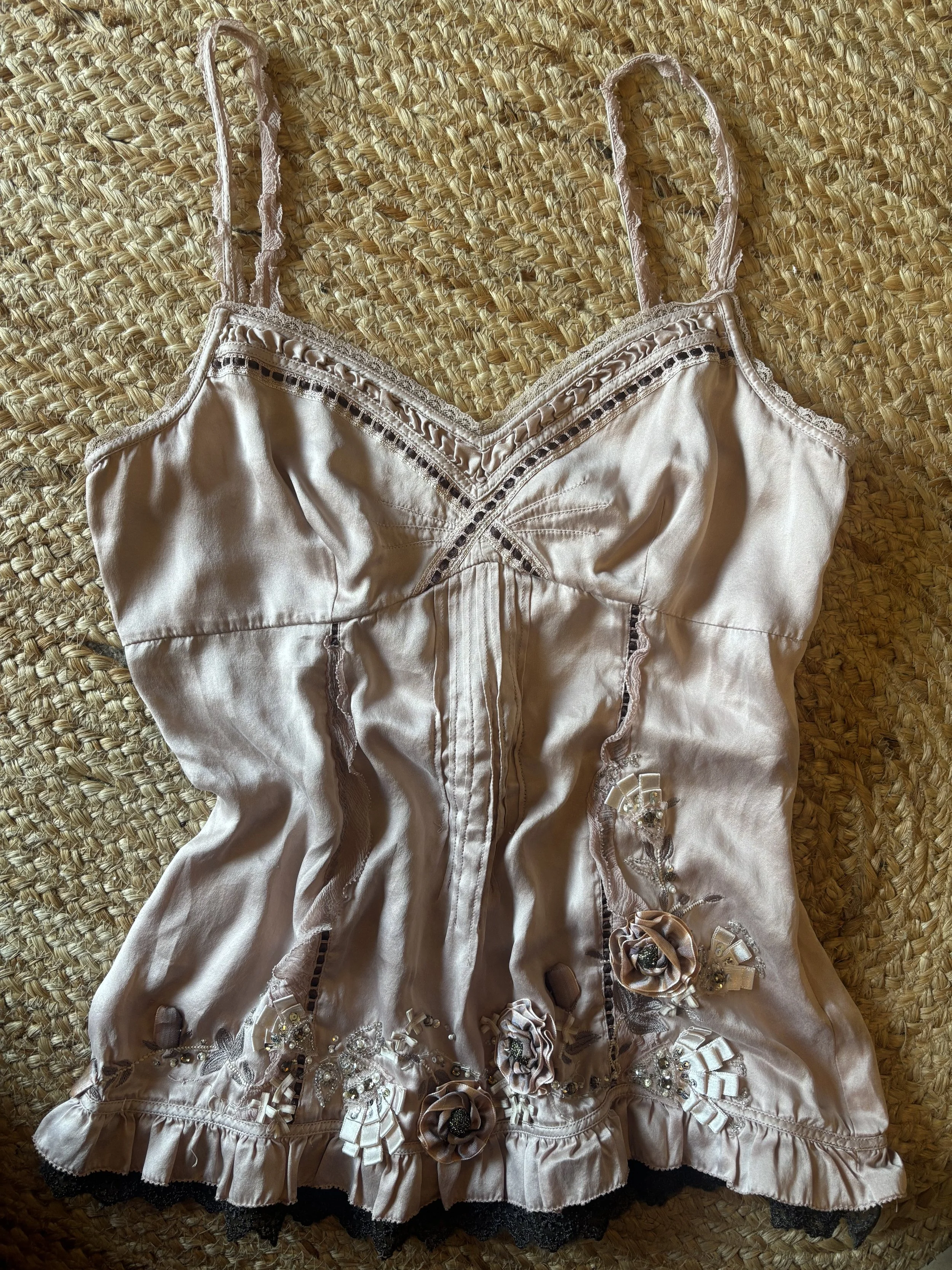 Karen Millen 100% silk cami S